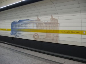 Munich Subway Sign